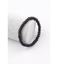 Lav Doğal Taş Bileklik 4 x 6 mm Rondel Kesim