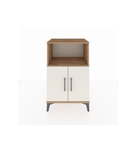 Hyperion Komodin 2 Raflı 2 Kapaklı 60x44x96 Çam-Aytaşı