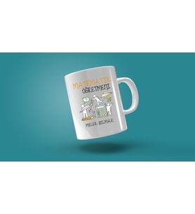 Matematik Öğretmeni Özel Tasarım Hediye Kupa Bardak