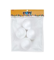 Puti Köpük Top 7Cm 4Lü - 2 paket