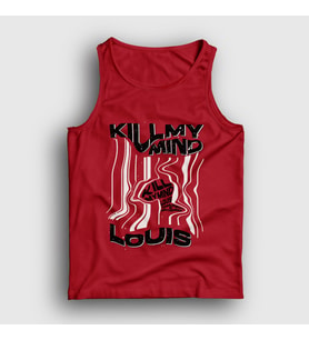 Presmono Unisex Kırmızı Kill My Mind Louis Tomlinson Atlet 458913tt