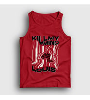 Presmono Unisex Kırmızı Kill My Mind Louis Tomlinson Atlet 458913tt