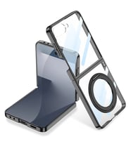 Galaxy Z Flip 7 M-safe Şarj Özellikli Zore Kıpta KPT-02 Standlı Kapak