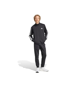 adidas M 3S Fl Tt Ts Erkek Günlük Eşofman Takımı JI8878 Siyah