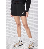 Nike Sportswear Essential Women's French Terry Shorts Siyah Pamuklu Siyah Şort