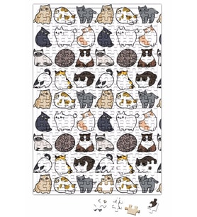 Kediler Cats Cats Cats Graphic Puzzle 240 Parça Yapboz