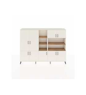 Arges Dolap 14 Raflı 9 Kapaklı 220x30x163 Aytaşı-Aytaşı/Çam