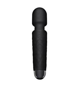 Female Wand Massager Şarjlı Vibratör - Siyah
