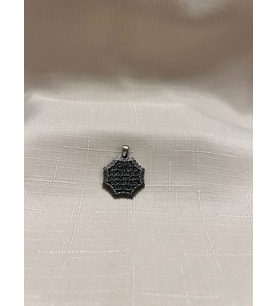 NAZAR DUASI MADALYON 925 AYAR GÜMÜŞ ERKEK KOLYE