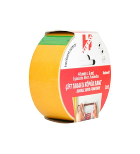 Her Bant Çift Taraflı Köpük Bant Askılı 48 MM x 5 Metre