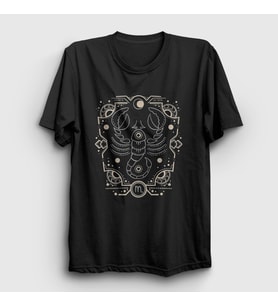 Presmono Unisex Siyah Scorpio Zodiac Hediye Akrep Burcu T-Shirt 529553tt