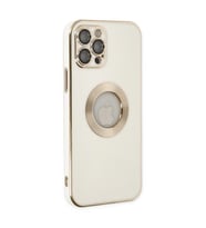 iPhone 12 Pro Kılıf Store Silikon - Beyaz