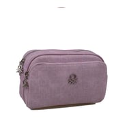Benetton Lila Monogram Eskitme Kadın Çapraz Çanta BNT 1292
