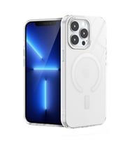 Newface iPhone 15 Pro Uyumlu Kılıf Magsafe Özellikli Ultra İnce Kılıf  (Beyaz)