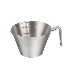 Paslanmaz Çelik 100 ml Espresso Shot Kupası Kahve Jug Ölçü Bardağı cin574