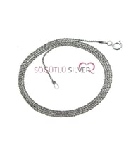 Söğütlü Silver Oksitli Burma Zincir