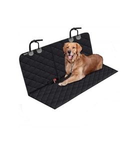 Köpek Kedi Araba Oto Araç Arka Koltuk Taşıma Örtüsü Kılıfı Şiltesi Su Geçirmez Koruyucu Oturma Örtü (Siyah)
