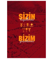Galatasaray Efsane Söz 33x48 Poster Duvar Posteri Çift Taraflı Bant Hediye
