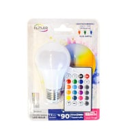 9w KUMANDALI BEYAZ+RGB LED AMPUL 1 Adet