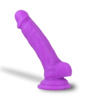 MYST COLOR Dildo Ultra Yumuşak Dokulu Mor Realistik Yapay Penis