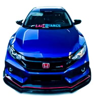 Honda Civic Fc5 Typer 3 Parça Ön Lip Parlak Siyah Plastik Ön Ek Karlık karlık+bodykit+ek