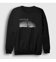 Presmono Unisex Siyah Tree Burzum Sweatshirt 23976tt