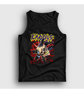 Presmono Unisex Siyah Skull Exodus Atlet 146970tt