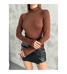 Kadın 3'lü Parmak Detaylı Body