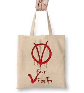 V For Vish Kan Bez Çanta Uzun Saplı