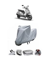 Bajaj Chetak  Gri Motosiklet Brandası ARKA ÇANTA UYUMLU DEĞİLDİR