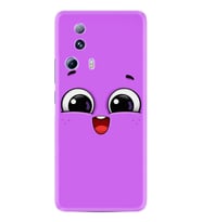 Xiaomi Mi 13 Lite Kılıf Silikon Desen Özel Seri Purple Sweety 1717