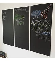 Büyük Boy Yapışkanlı Kara Tahta Sticker Blackboard