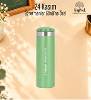 Öğretmenler Günü Hediyesi Kişiye Özel İsim Baskılı 500 Ml Renkli Termos
