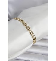 Xuping Zincir Model Gold Renk Kadın Bileklik 5886 - EEEEEE5670-7400