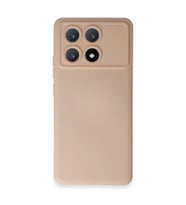 Xiaomi Poco X6 Pro Kılıf Nano içi Kadife Silikon - Pudra