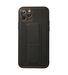 Apple İphone 11 Pro Kılıf Coco Deri Standlı Kapak - Siyah