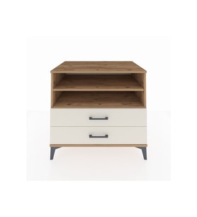 Kronos Şifonyer 2 Raflı 2 Çekmeceli 88x59x80 Çam-Aytaşı