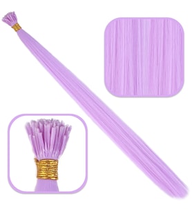 Fiber Sen Boncuk Kaynaklık Renkli / Lila / 100 Adet