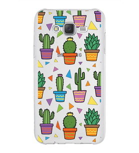 PrintiFy Samsung Galaxy J7 Core ile Uyumlu 1mm Slim Fit Water Color 4 Baskılı Şeffaf  Kılıf