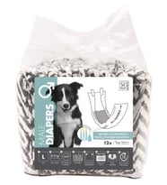 M-PETS DIAPERS ERKEK KÖPEKLER İÇİN KÜLOT (L) 12Lİ
