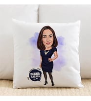 Kişiye Özel Bugün Harikayım Karikatürlü Yastık