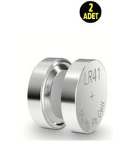 2 ADET  AG3 LR41 392A AG3 V3GA SR41 S736E V392 Paket Düğme Pil