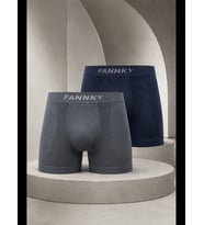 Night Erkek Casual Comfort Günlük 2 Li Boxer