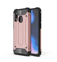 Zore Galaxy A20 ile Uyumlu Crash Silikon Kılıf Rose Gold (Rose - Gold)