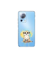 Xiaomi Mi 13 Lite ile Uyumlu Splash Mirket Tasarımlı Şeffaf Silikon Kılıf