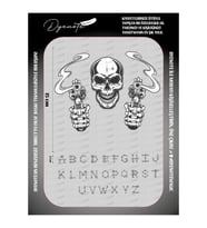 Skeleton İskelet Iron Press Tekstil Ütü İle Yapışan Transfer Baskı Kağıdı DTF BAS