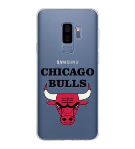 Samsung Galaxy S9 Plus Kapak Chicago Bulls Tasarımlı Şeffaf Silikon Kılıf