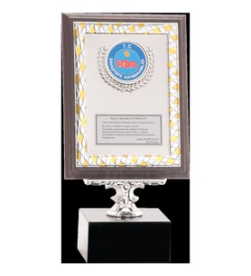 ODAK KUPA - Ahşap Plaketler - PL-018 B - 15x20 cm