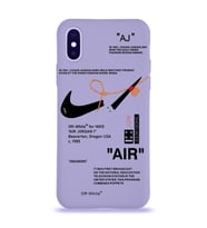 Apple iPhone X Uyumlu Lansman Kılıf Sneakers Tasarımlı Altı Kapalı İçi Kadife Kaplı Silikon Kapak (Şeffaf)
