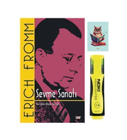 Sevme Sanatı - Klasik Kapak - Erich Fromm - Say Yayınları - Sarı Fosforlu Kalem -Not defterli seti (Renksiz)